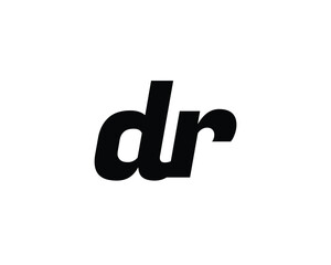 DR logo design vector template