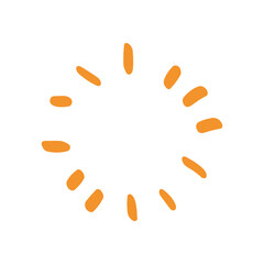 star hand drawn element
