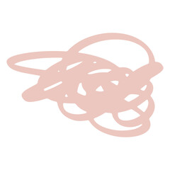 cream brush strokes element
