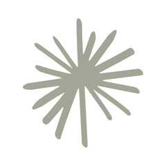 simple star hand drawn element
