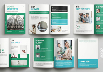 Corporate Brochure Design Layout Template