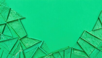  a close up of a green background with a pattern of squares and rectangles on the top of the image and bottom half of the image of the image.