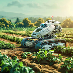 Agricultural robots take the first steps from planting seedlings to harvesting the final product.