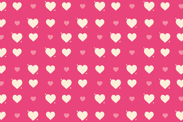 Heart pattern, Valentine's Day seamless pattern, Valentine's Day background.