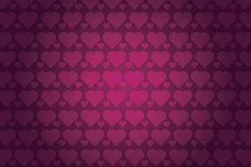 Heart pattern, Valentine's Day seamless pattern, Valentine's Day background.