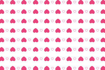 Heart pattern, Valentine's Day seamless pattern, Valentine's Day background.