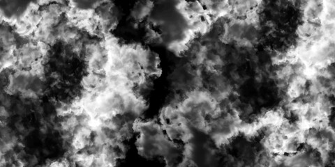 Abstract dynamic particles with soft White clouds on dark background. Defocused Lights and Dust Particles. Watercolor wash aqua painted texture grungy design.