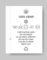 Hemp Fabric Washing Instruction