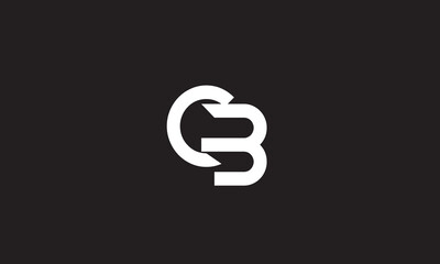  CB, BC, C, B Abstract Letters Logo Monogram