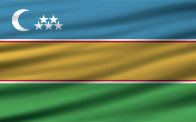 Fototapeta premium flags of world countries wavy fabric texture