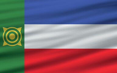 Fototapeta premium flags of world countries wavy fabric texture