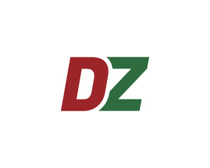 DZ logo design vector template