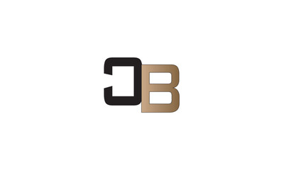  CB, BC, C, B Abstract Letters Logo Monogram