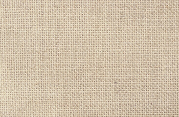 Fototapeta na wymiar Brown sackcloth woven texture background in natural pattern.