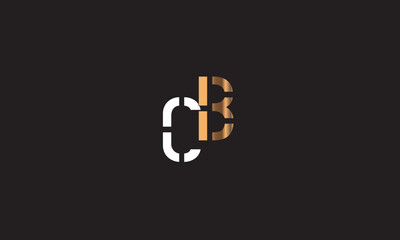  CB, BC, C, B Abstract Letters Logo Monogram