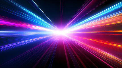 Line glowing motion blur illustration light background, energy neon light, effect bright line glowing motion blur