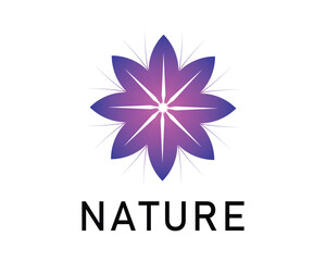 Nature leaf logo design vector template 