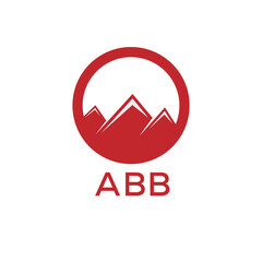 ABB Letter logo design template vector. ABB Business abstract connection vector logo. ABB icon circle logotype.
