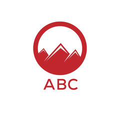 ABC Letter logo design template vector. ABC Business abstract connection vector logo. ABC icon circle logotype.
