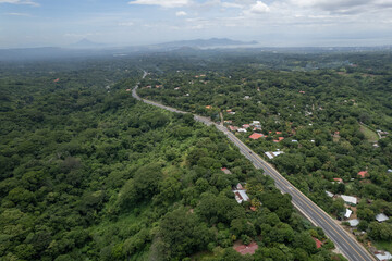 Highway road to Managua Nicaragua