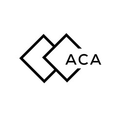 ACA Letter logo design template vector. ACA Business abstract connection vector logo. ACA icon circle logotype.
