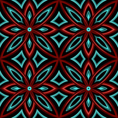 Abstract handmade seamless graphic pattern.