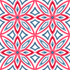 Abstract handmade seamless graphic pattern.