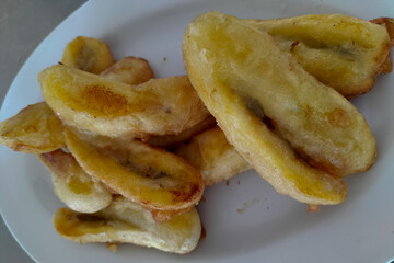Selective focus. Indonesian traditional meal named 
