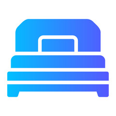 bed gradient icon