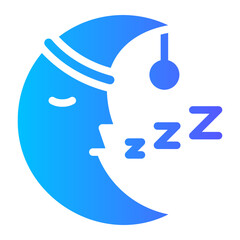 moon gradient icon
