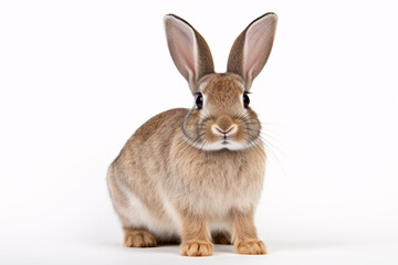 Obraz premium Hase isoliert auf weißem Hintergrund