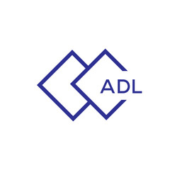 ADL Letter logo design template vector. ADL Business abstract connection vector logo. ADL icon circle logotype.
