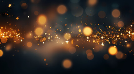 Fototapeta na wymiar Abstract glitter lights background, blurred bokeh effect