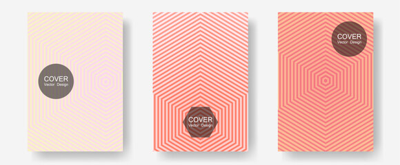 Brochure covers, posters, banners vector templates.