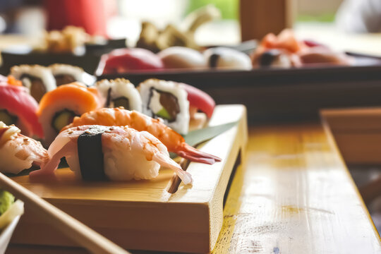 Photo of Japanese sushi