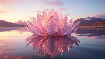 pink lotus flower high definition(hd) photographic creative image