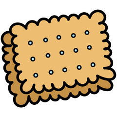 illustration of a biscuit