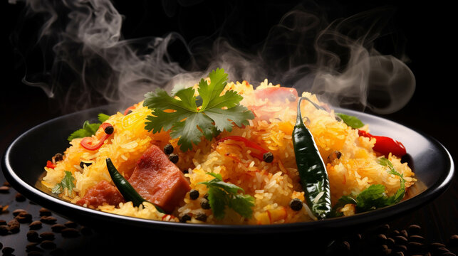 rice with vegetables high definition(hd) photographic creative image