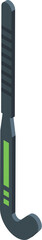 Field hockey stick icon isometric vector. Game equipment. Carbon action