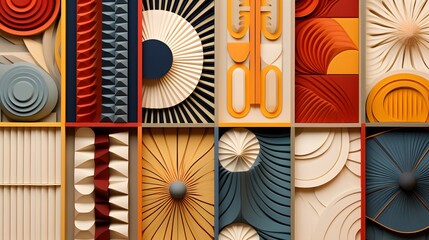 design patterns in distinctive forms.