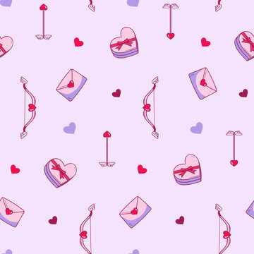 cute valentine's day pattern