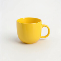 Styled Stock Yellow Mug Mockup Image
