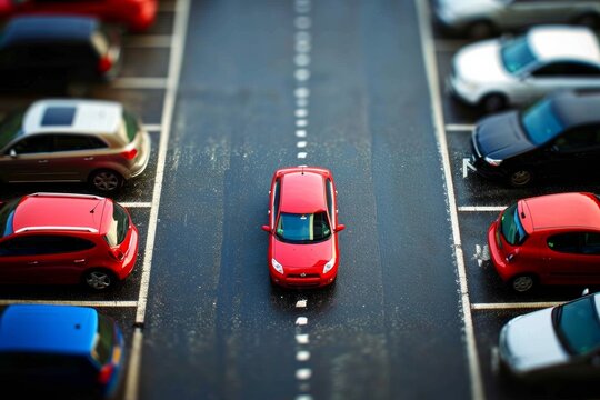 lots of cars on car parking