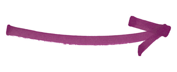 Dark purple arrows isolated on transparent background.