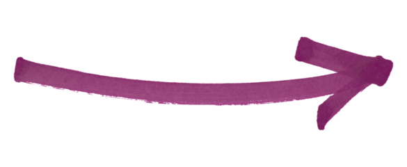 Dark purple arrows isolated on transparent background.