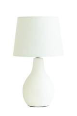 White table lamp isolated png