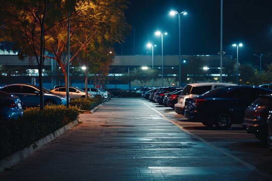 lots of cars on car parking