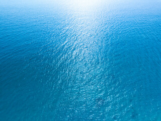 Top view tropical sea beach seascape,Waves texture  background,Summer sea waves nature background
