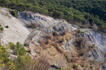 Quarry in the Vienna Woods near Bad Vöslau, Austria
