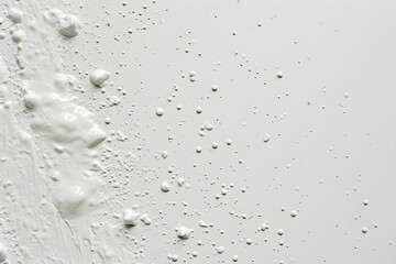 White background smeared with scattered white in a minimal style.